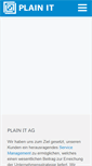 Mobile Screenshot of plain-it.ch